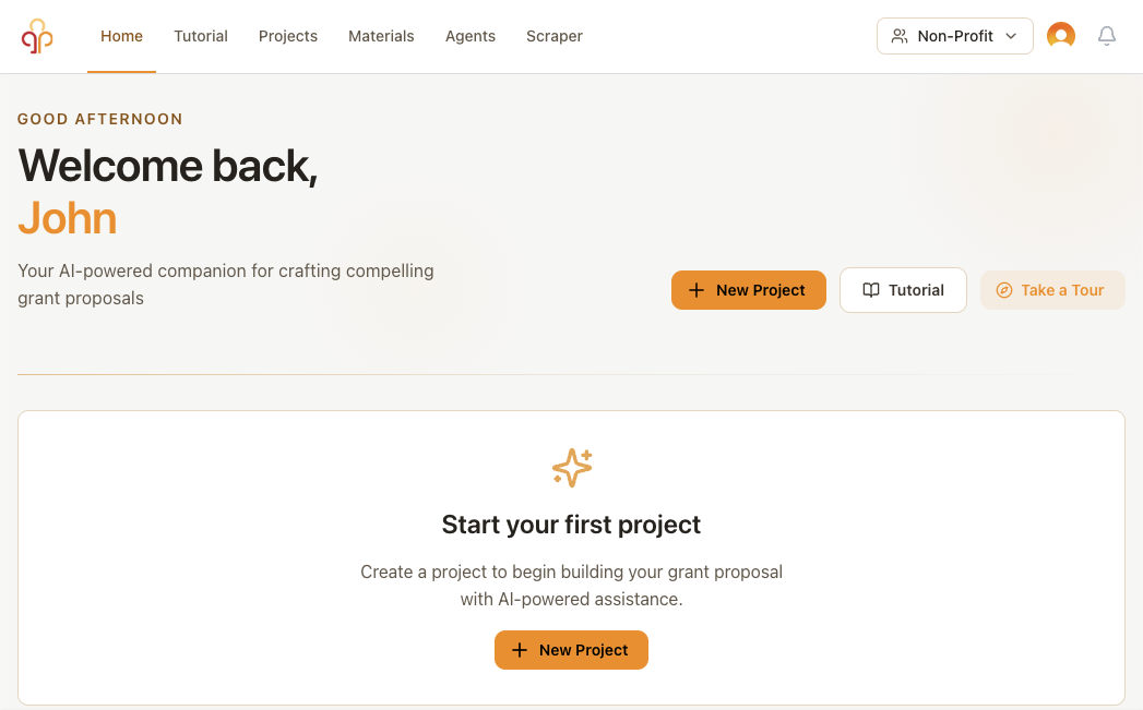 GrantPartner app